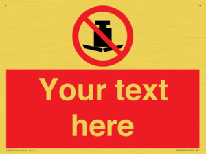 Custom No Heavy Loads Sign